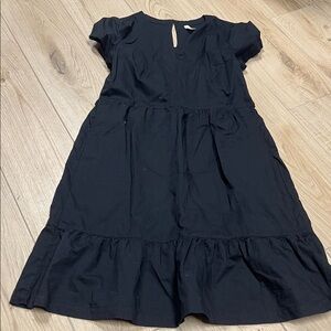 Pact Classic Black Midi Dress